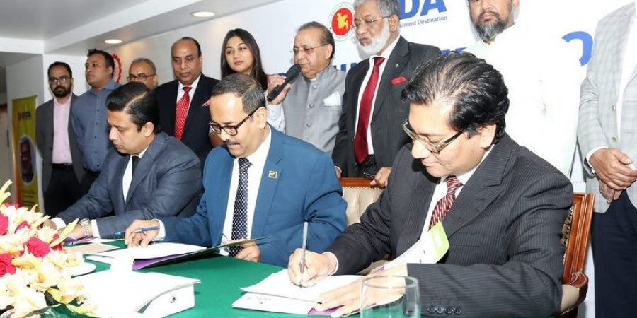BIDA signs MoU with A2i and Bangladesh Automobile Assemblers & Manufacturer's Association (BAAMA)