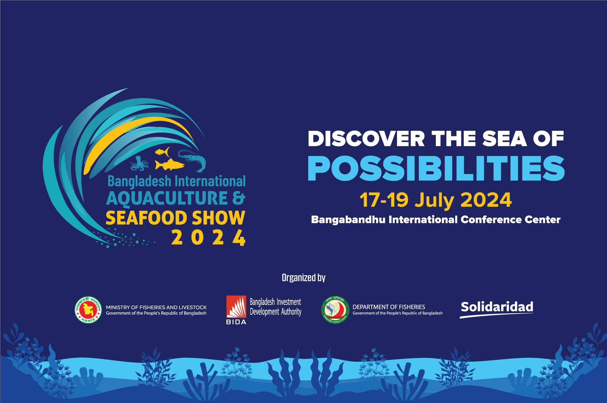 Bangladesh International Aquaculture & Seafood Show 2024 on 17-19 July 2024